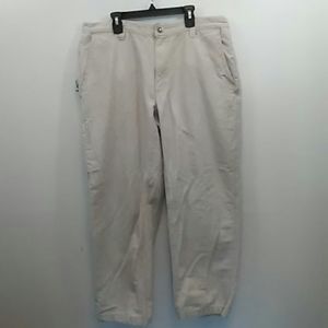 Columbia Stone Washed Ridge Beige/Light Tan Hiking Pants 35 - 30